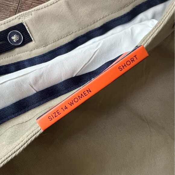 NWT French Toast Khaki Women’s Chino Shorts Sz 14 - Picture 6 of 12